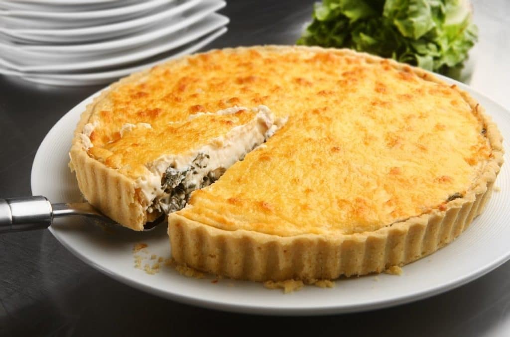 quiche de escarola