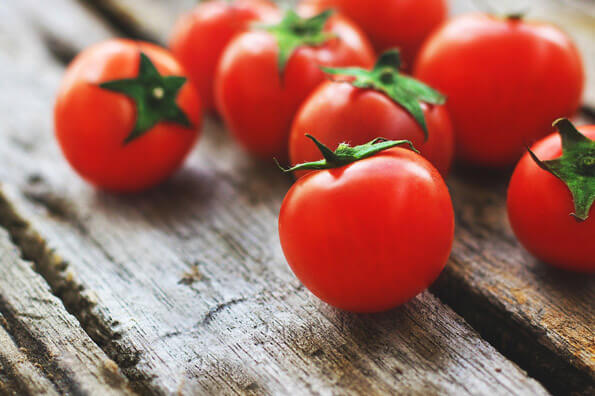 Tomates - Vinhos com comida vegetariana ou vegana