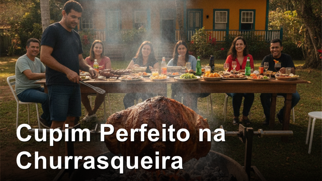 Cupim assado na churrasqueira brasileira