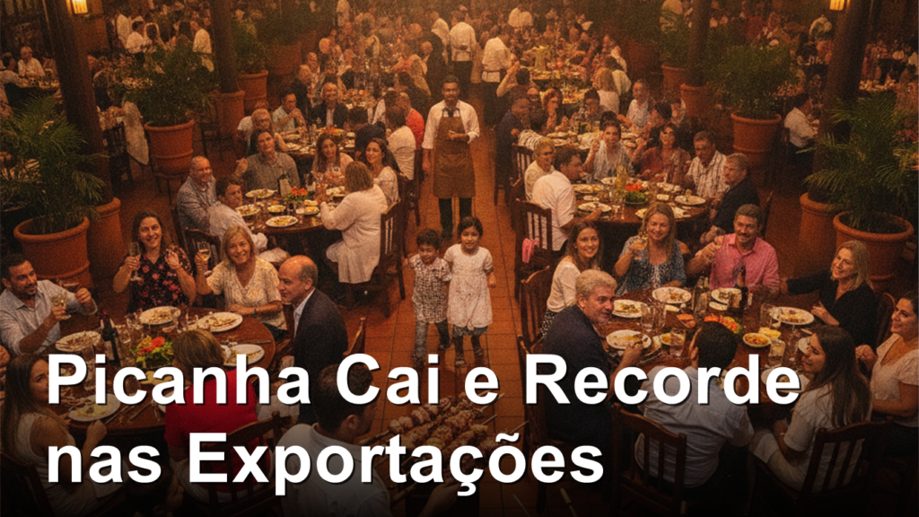 Churrascaria cheia no Dia dos Pais no Brasil