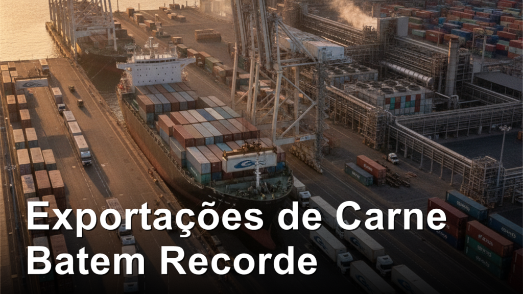 Exportacoes de carne bovina do Brasil batem recorde