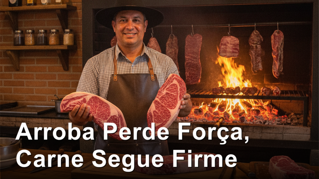 Churrasco Brasil noticias agosto 2026 arroba boi
