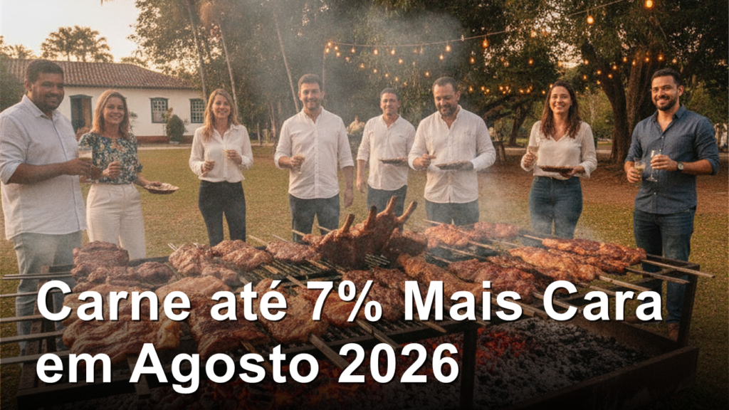 Churrasco brasileiro com carnes grelhadas na brasa