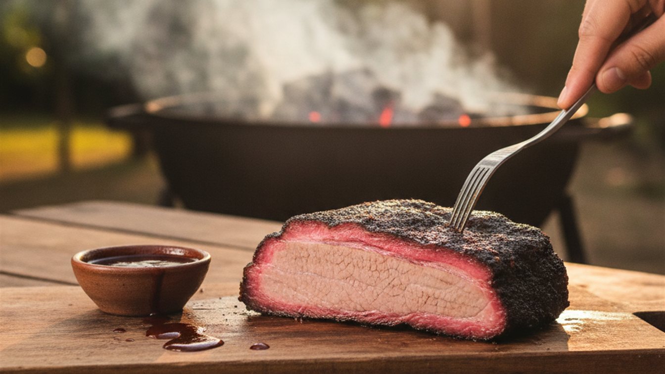 Brisket defumado lento conquista as brasas brasileiras