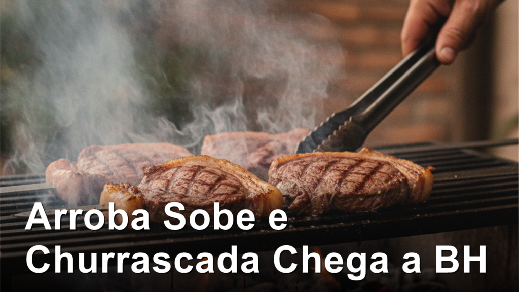 Picanha na grelha com brasa