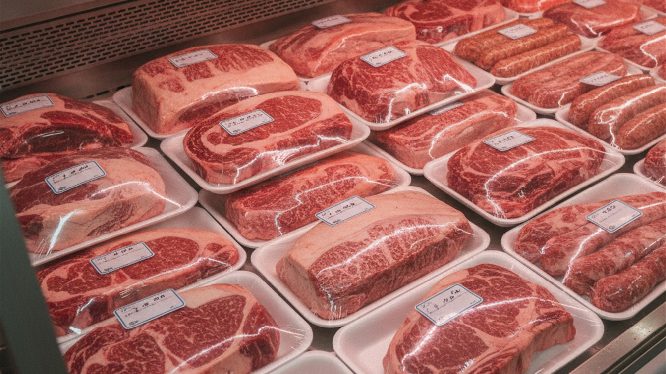 Cortes de carne bovina para churrasco no acougue