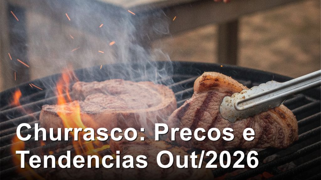 Picanha na grelha churrasco Brasil outubro 2026
